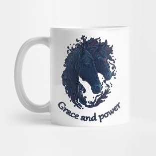 Grace and power, horse Mug